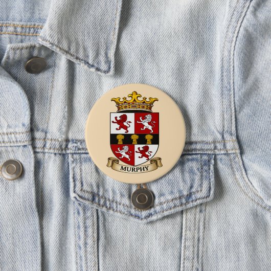 Murphy Family Coat of Arms Button 缶バッジ (インサイチュ)