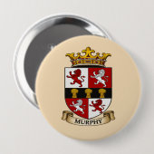 Murphy Family Coat of Arms Button 缶バッジ (正面&裏面)