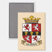 Murphy Family Coat of Arms Magnet マグネット (正面/裏面)