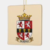 Murphy Family Coat of Arms Ornament セラミックオーナメント (左)