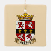 Murphy Family Coat of Arms Ornament セラミックオーナメント (裏面)