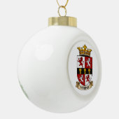 Murphy Family Coat of Arms Ornament セラミックボールオーナメント (左)