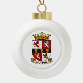 Murphy Family Coat of Arms Ornament セラミックボールオーナメント