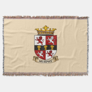 Murphy Family Coat of Arms Throw Blanket スローブランケット