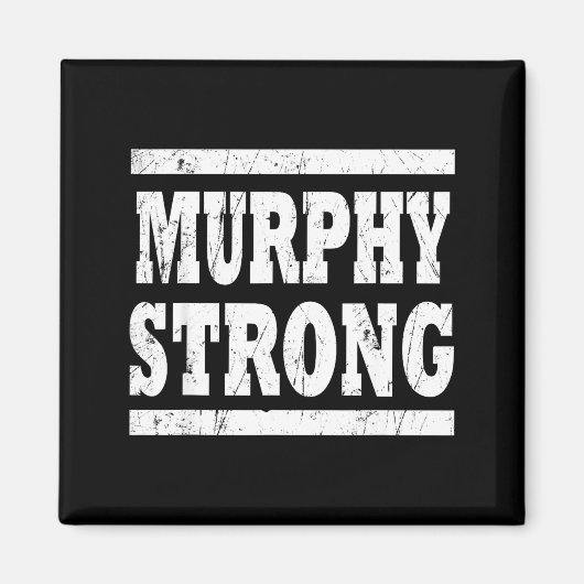 MURPHY Strong Squad Family Reunion Last Name Team マグネット (正面)