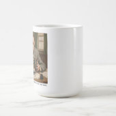 Murphy writing down his law for the first time. コーヒーマグカップ (中央)