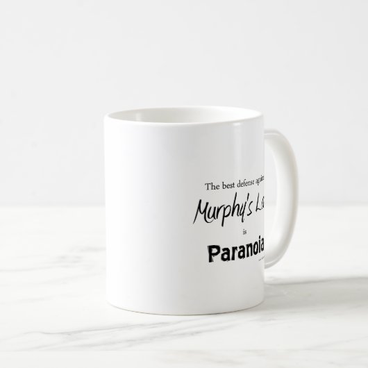 Murphysの法律 コーヒーマグカップ (正面右)
