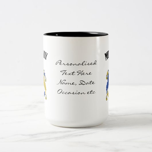 Murray家紋、翻訳、意味 ツートーンマグカップ (中央)