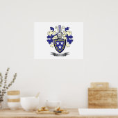 Murray Family Crest Coat of Arms ポスター (キッチン)