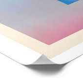 Mürren Bernese Oberland Switzerland Vintage Ski ポスター (角)