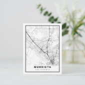 Murrieta地図 ポストカード (スタンド正面)