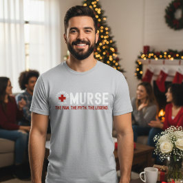 Murse The Man The Myth The Legend RN Nurse Shirt Tシャツ