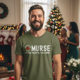 Murse The Man The Myth The Legend RN Nurse Shirt Tシャツ