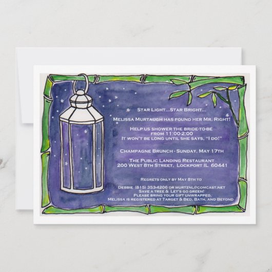 Murtaughシャンペンのブランチ 招待状 (正面)