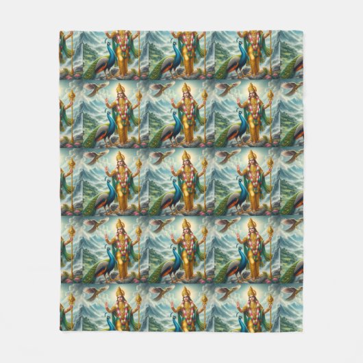 Murugan フリースブランケット (正面)