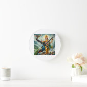 Murugan ラウンド壁時計 (ホーム)