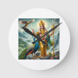 Murugan ラウンド壁時計