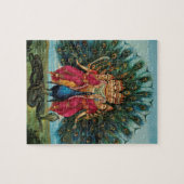 Murugan Kartikeyan Skanda Subrahmanyanのヒンズー教神 ジグソーパズル (横)