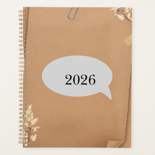 Murugi Stationery Co. 2026 ハードプランナー プランナー手帳 (正面)