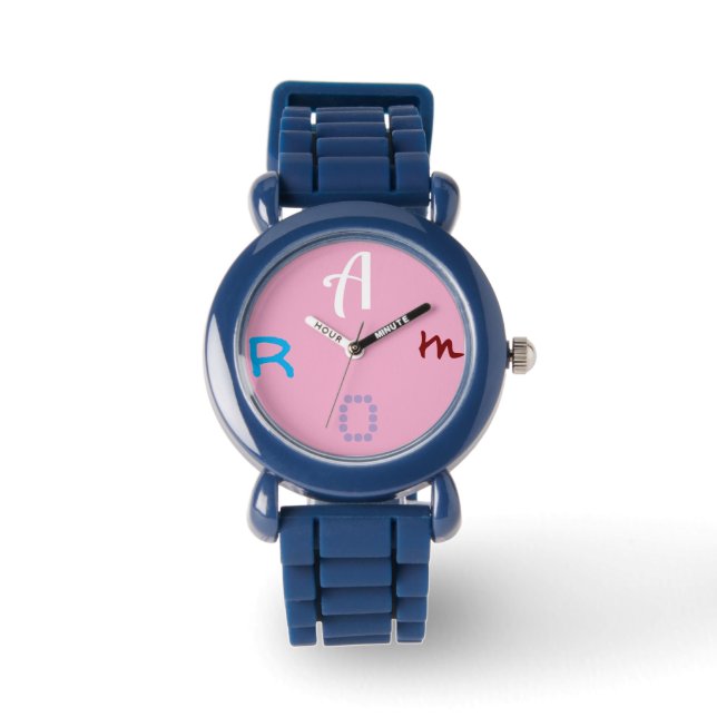 Murugi TimePieces KidsPlasticCaseシリコンフォト 腕時計 (正面)
