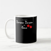 MusのおもしろいMusのためのMens Duran Duran Rock Bandギフト コーヒーマグカップ (左)