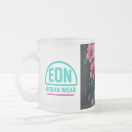 MUSA FLORAL フロストグラスマグカップ