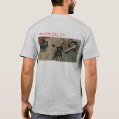 Musashiは戦いを設計します Tシャツ (裏面)