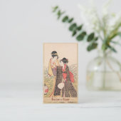 Musashino北川町Utamaroの日本人の芸術のElopers 名刺 (スタンド正面)