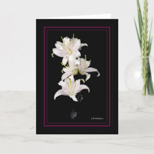 Muscadet lilies vertical カード