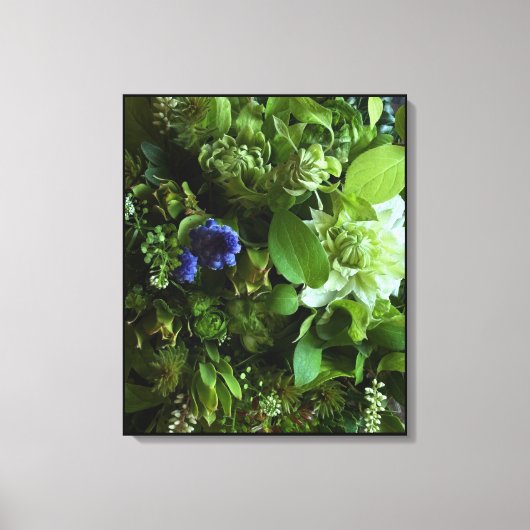 Muscari & Clematis Botanical Canvas Art キャンバスプリント (正面)