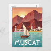 Muscat Oman Travel ポストカード (正面/裏面)