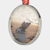 Muschel am Meer メタルオーナメント (左)