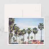 Muscle Beach Venice Beach California Palm Tree ポストカード (正面/裏面)