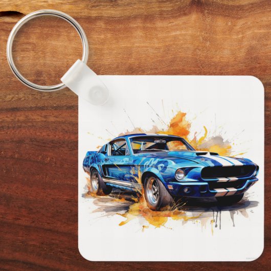 Muscle Car キーホルダー (正面)