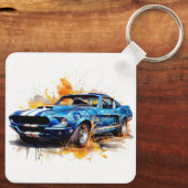 Muscle Car キーホルダー (裏面)