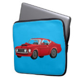 Muscle car ラップトップスリーブ (正面左)