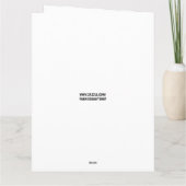 MUSCLE CAR BIRTHDAY GREETING CARD カード (裏面)