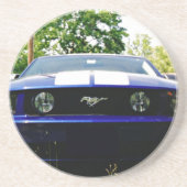 Muscle car- blue Coaster コースター (正面)