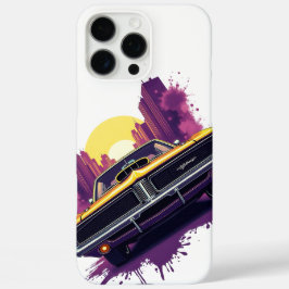 Muscle Car City Skyline Phone Case iPhone 16 Pro Maxケース