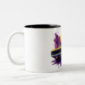 Muscle Car Graffiti Mug ツートーンマグカップ (左)