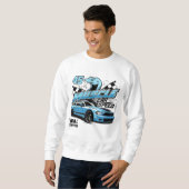 Muscle Car Speed Hoodie Racing Power&Street Style スウェットシャツ (正面フル)