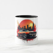 Muscle Car Street Art Coffee Cup マグカップ (中央)