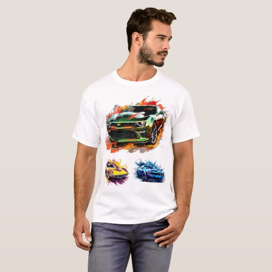 Muscle Cars T-Shirt Tシャツ (正面フル)