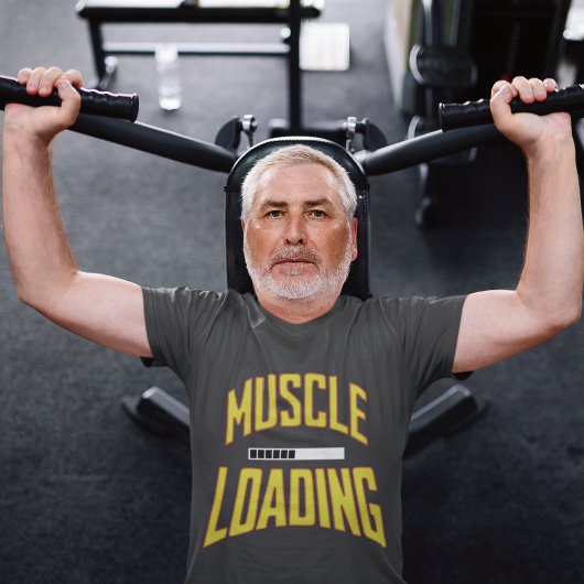 Muscle Loading Fortschritt Ladebalken Tシャツ