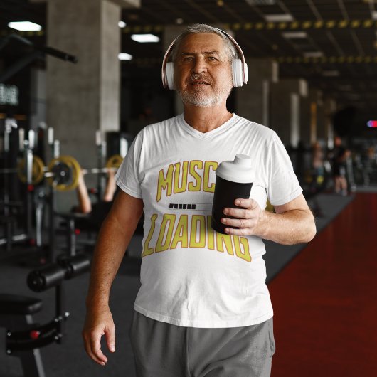 Muscle Loading Fortschritt Ladebalken Tシャツ