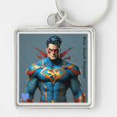 「Muscle Marvels: Superhero Creator」 キーホルダー (正面)