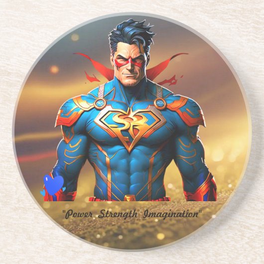 「Muscle Marvels: Superhero Creator」 コースター (正面)