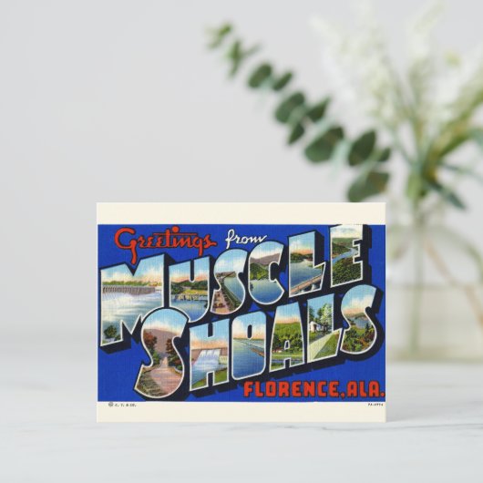 Muscle Shoalsからの挨拶、ALポストカード ポストカード (スタンド正面)