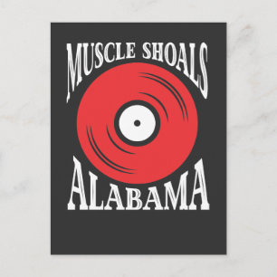 Muscle Shoals Alabama – 音楽レコードのギフト ポストカード
