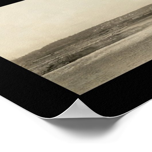 Muscle Shoals Dam写真1926 ポスター (角)